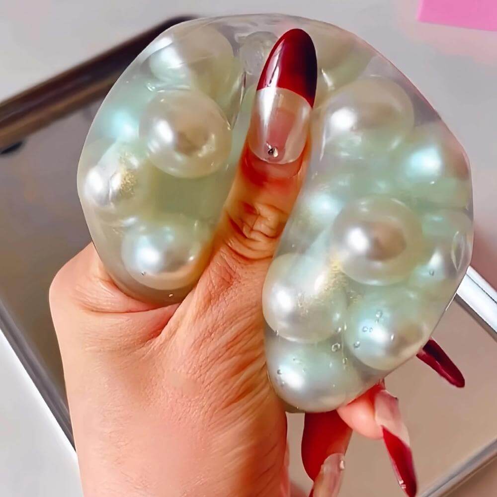 Quick - rebound water - textured bubble - like pearl - pearlescent handmade ball