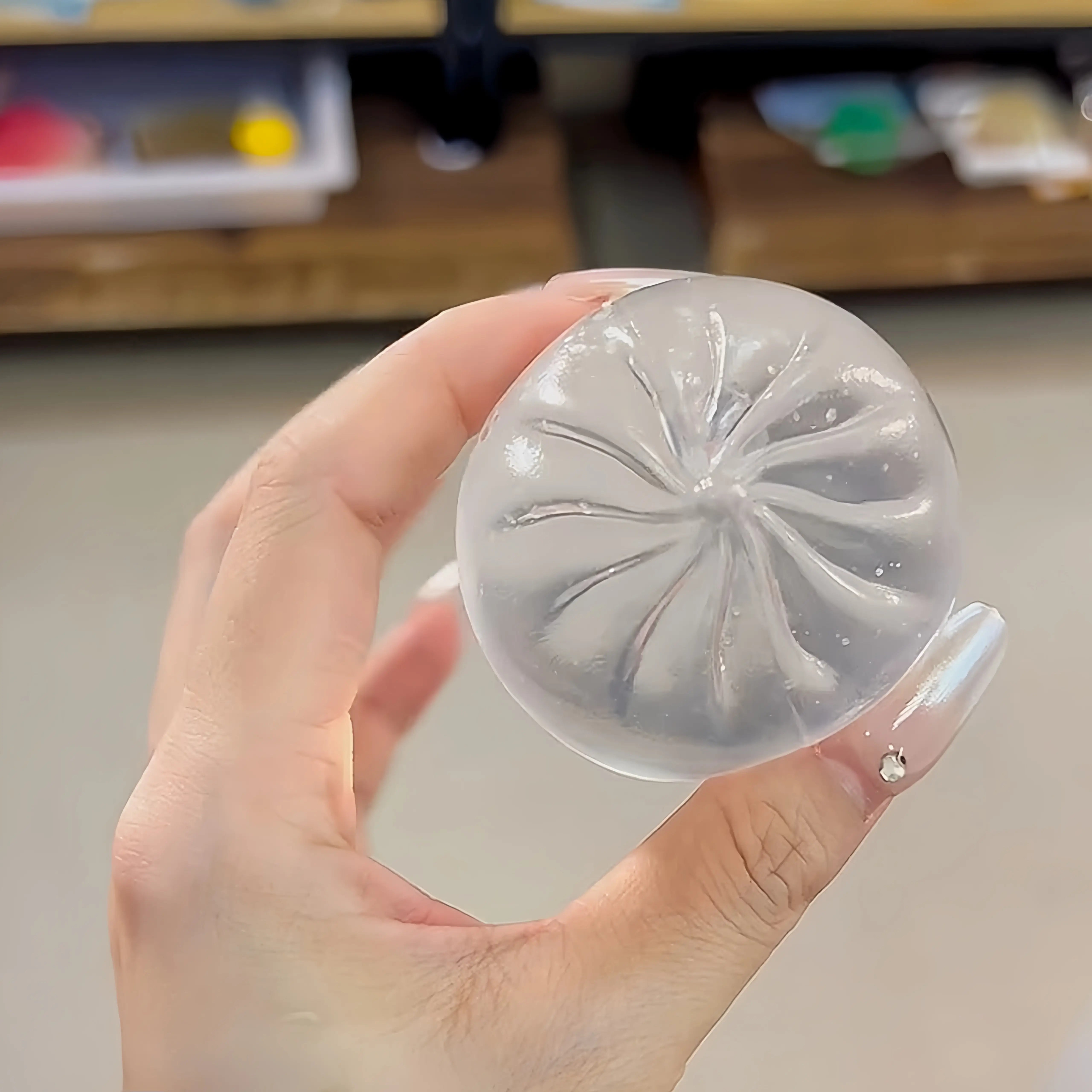 Chocolate Steamed Bun Handcrafted Silicone Stress Relief Squishy Toy - lovesquishy
