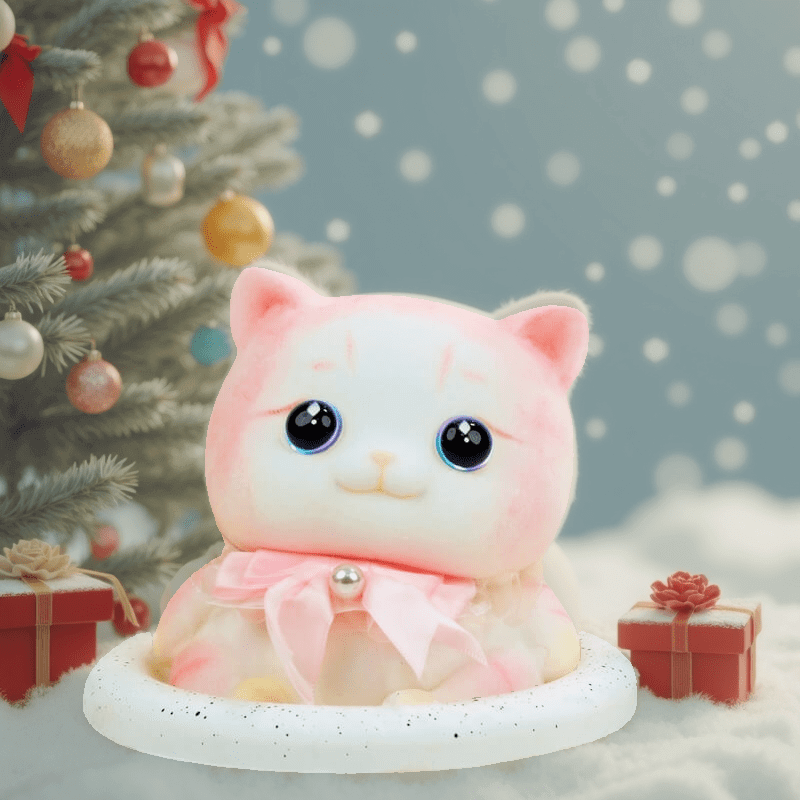Chubby Cat Handcrafted Silicone Stress Relief Squishy Toy - lovesquishy