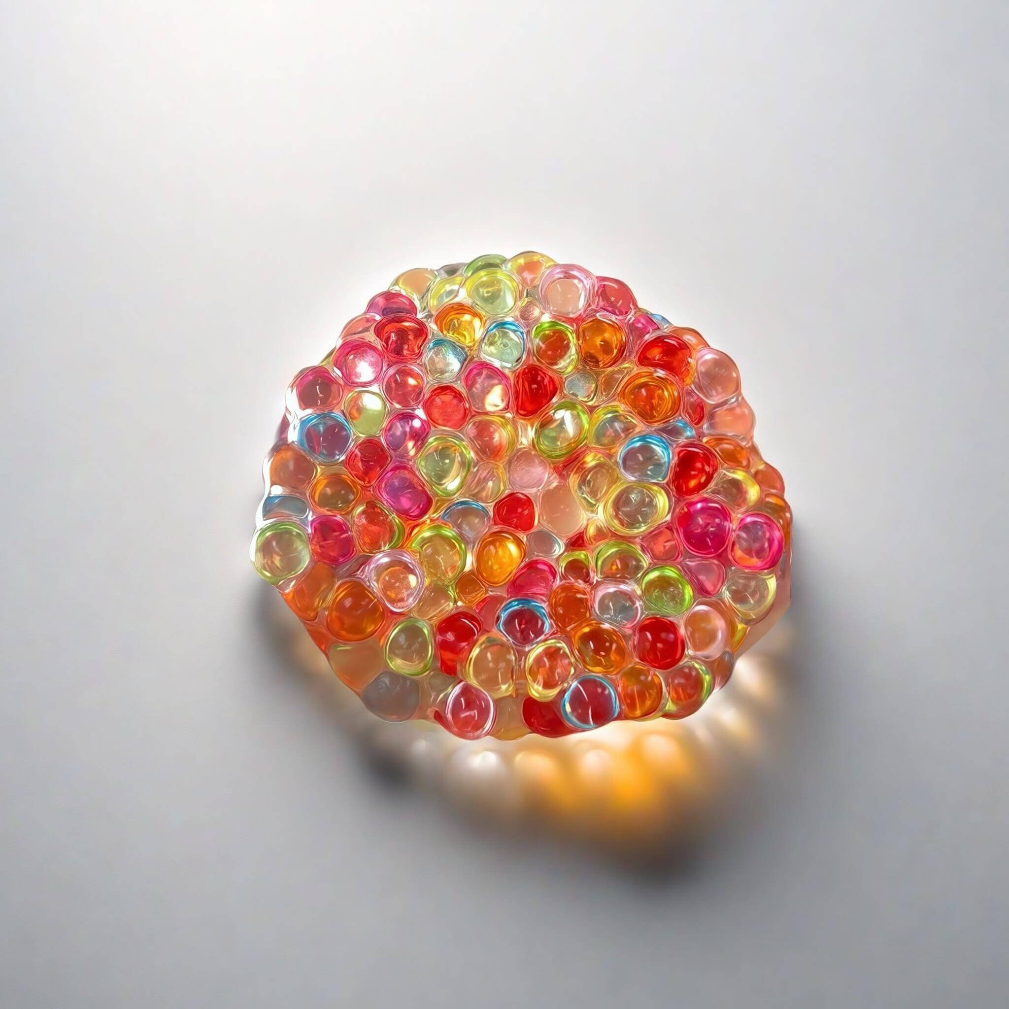 Crystal Ball Vacuum Jumbo Handmade Squishy Ball - lovesquishy