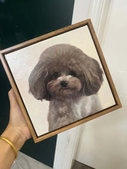 Custom Pet Portrait, Watercolor Dog Cat Painting with Pet Photo,Personalized Pet Memorial Gifts - lovesquishy