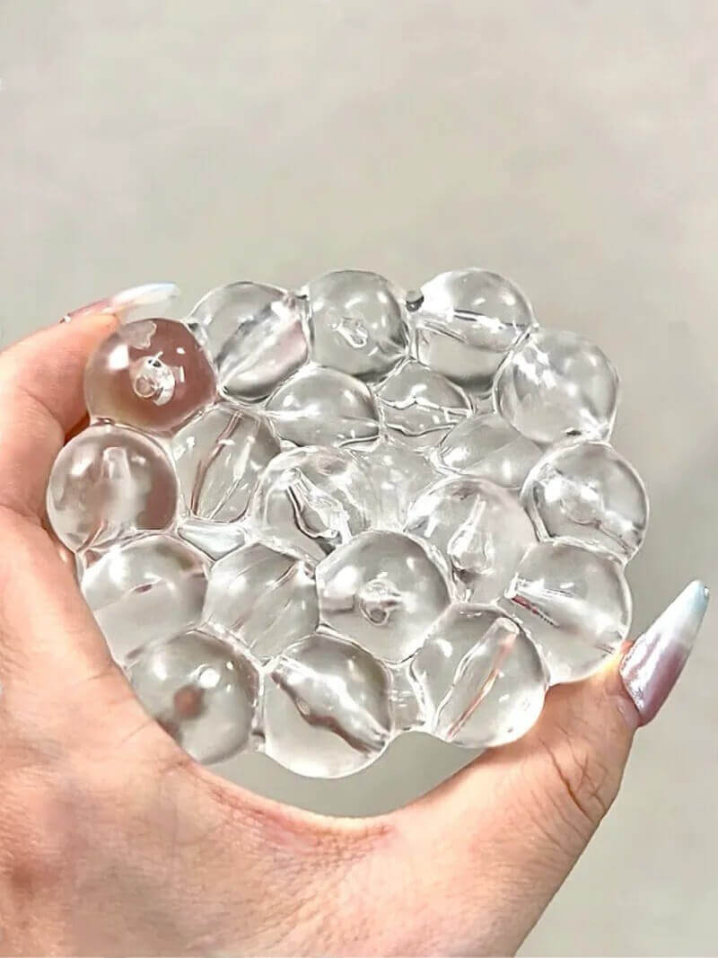 Jumbo Crystal Bead Squishy - Rainbow & Candy Colors - lovesquishy