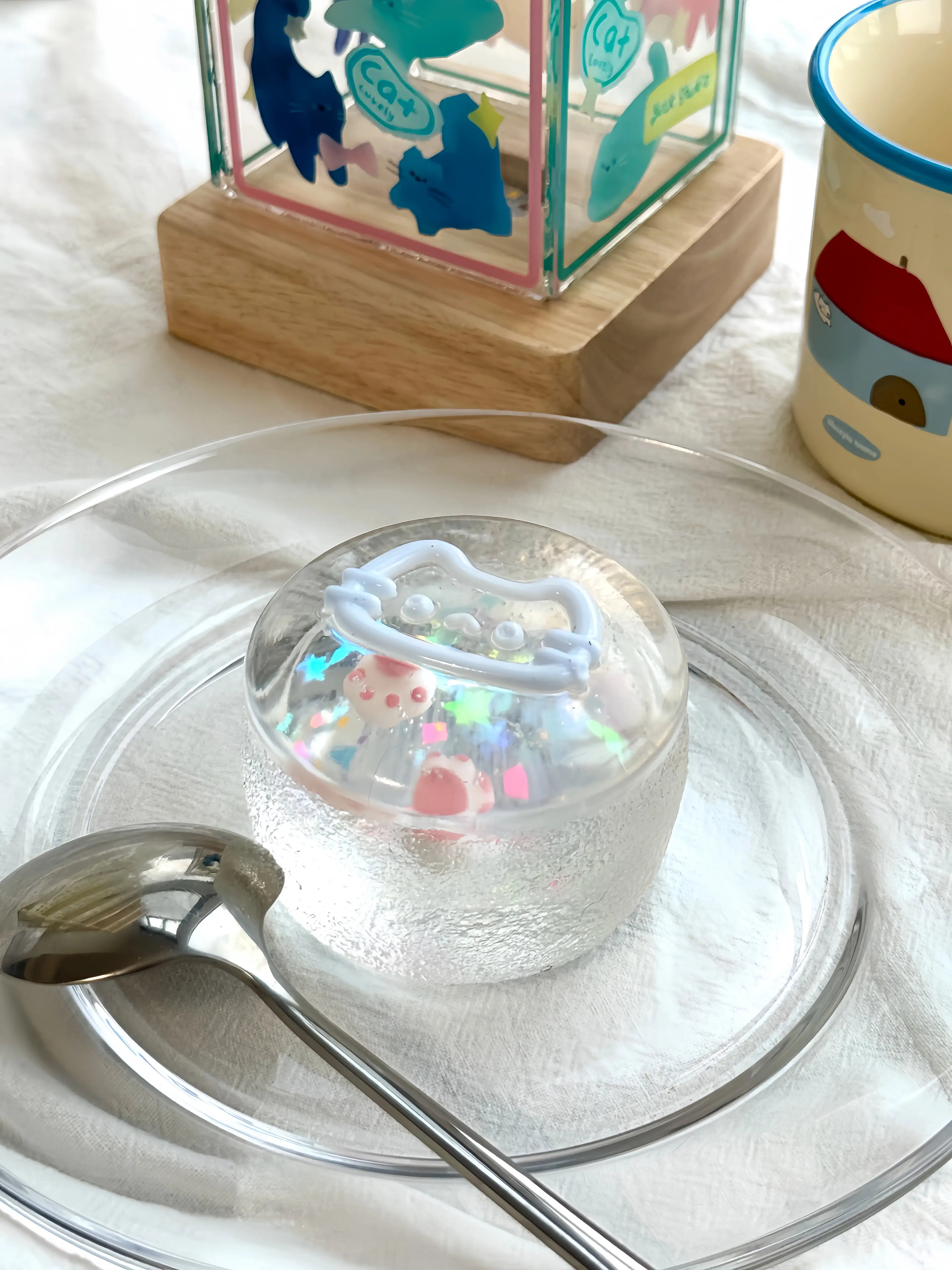 Liquid Sand Lucky Cake Squishy: Handcrafted Sensory Relief - lovesquishy