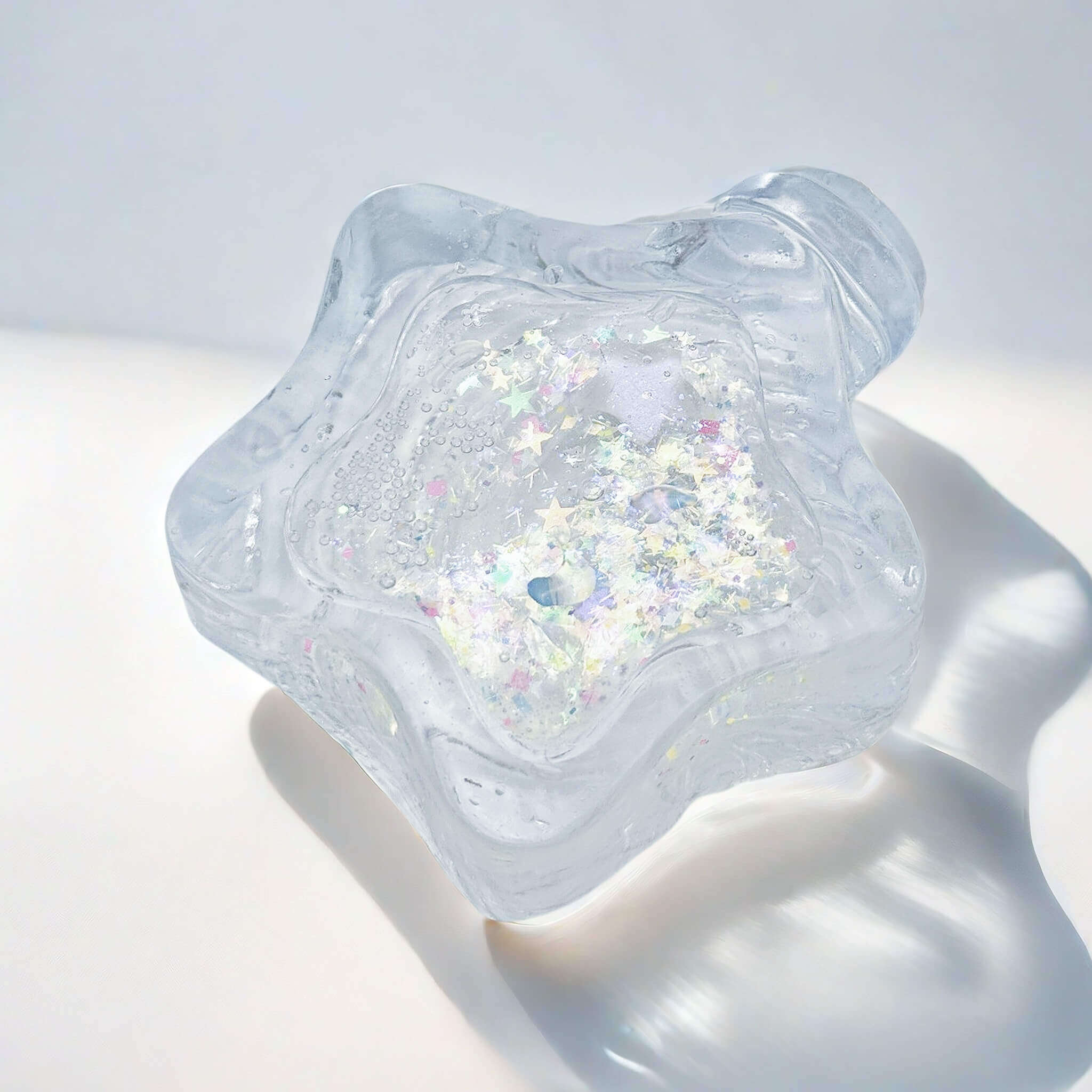 Liquid Sand Star Bottle Handcrafted Silicone Stress Relief Squishy Toy - lovesquishy
