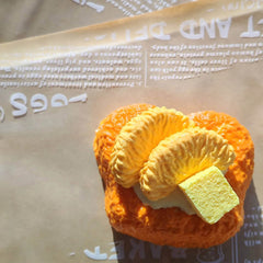 Orange Butt Toast Squishy: Cute Stress Relief Toy - lovesquishy