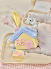 Teddy Bear House Stress Relief Silicone Squishy Toy - lovesquishy