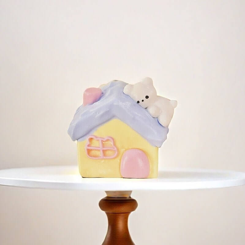 Teddy Bear House Stress Relief Silicone Squishy Toy - lovesquishy