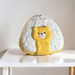 Teddy Bear Rice Ball Slow Rising Squishy Toy - lovesquishy