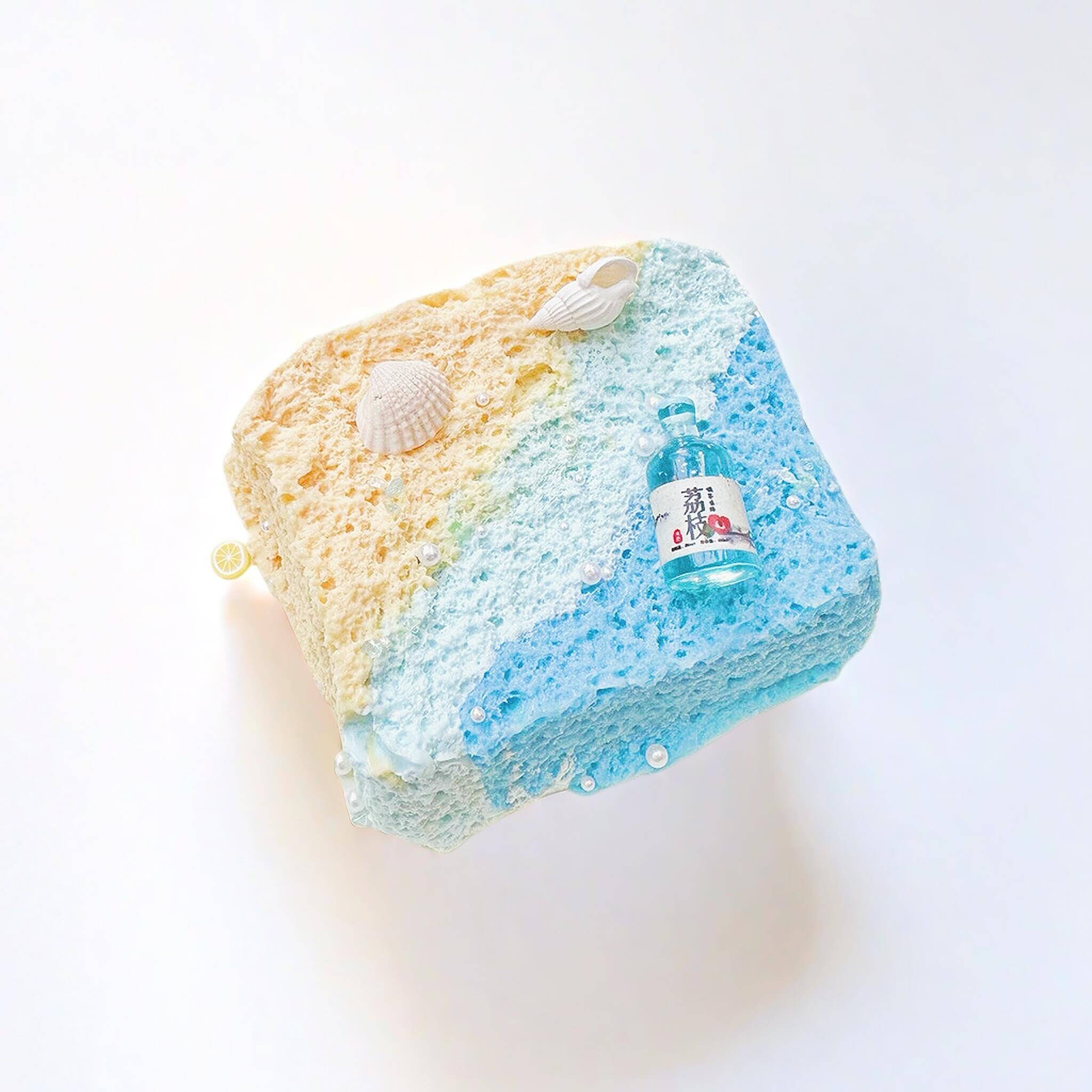 Tropical Beach Toast Stress Relief Silicone Squishy Toy - lovesquishy