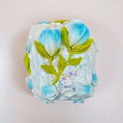 Tulip Milk Brick Handcrafted Silicone Stress Relief Squishy Toy - lovesquishy